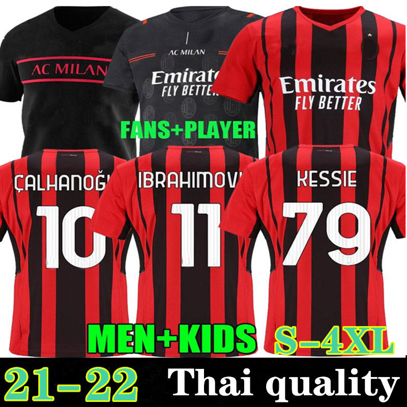 Size S-4XL 21 22 AC home soccer jersey fan player version 2021 2022 milan IBRAHIMOVIC KESSIE football shirt TONALI PAQUETA BENNACER REBIC Camiseta de futbol
Size S-4XL 21 22 AC home soccer jersey fan player version 2021 2022 milan IBRAHIMOVIC KESSIE football shirt TONALI PAQUETA BENNACER REBIC Camiseta de futbol
