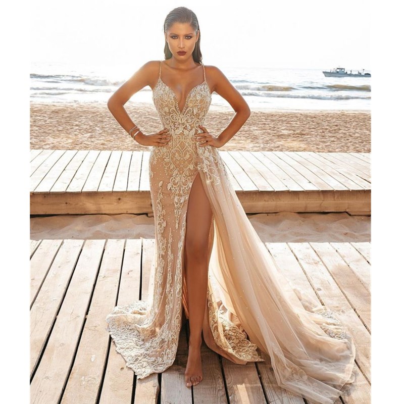 Ball Gown Wedding Dresses Sweetheart Corset Floor Length Princess Bridal Gowns Beaded Lace Pearls Custom Made WD0002