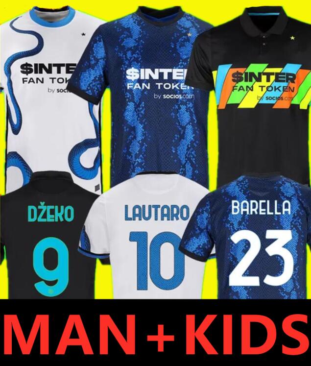 BARELLA soccer jersey VIDAL LAUTARO ERIKSEN ALEXIS DZEKO CORREA inter 21 22 football shirts 2021 2022 uniforms men + kids kit away third 3rd black tops, Gold
BARELLA soccer jersey VIDAL LAUTARO ERIKSEN ALEXIS DZEKO CORREA inter 21 22 football shirts 2021 2022 uniforms men + kids kit away third 3rd black tops, Gold