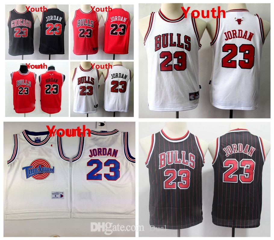 Youth Kids 23 Michael Jordon Basketball JerseyChicagoBullsRetro Black Red White Authentic Kid Vintage JD MJ St
Youth Kids 23 Michael Jordon Basketball JerseyChicagoBullsRetro Black Red White Authentic Kid Vintage JD MJ St