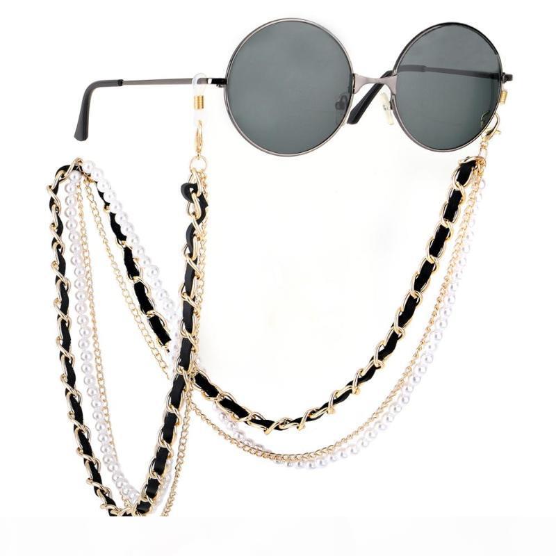 1pc Brand Designer Channel Sunny Cord White Black Leather Eyeglasses Sunglasses Mask Holder String Chain Strap Pearl Necklace
1pc Brand Designer Channel Sunny Cord White Black Leather Eyeglasses Sunglasses Mask Holder String Chain Strap Pearl Necklace