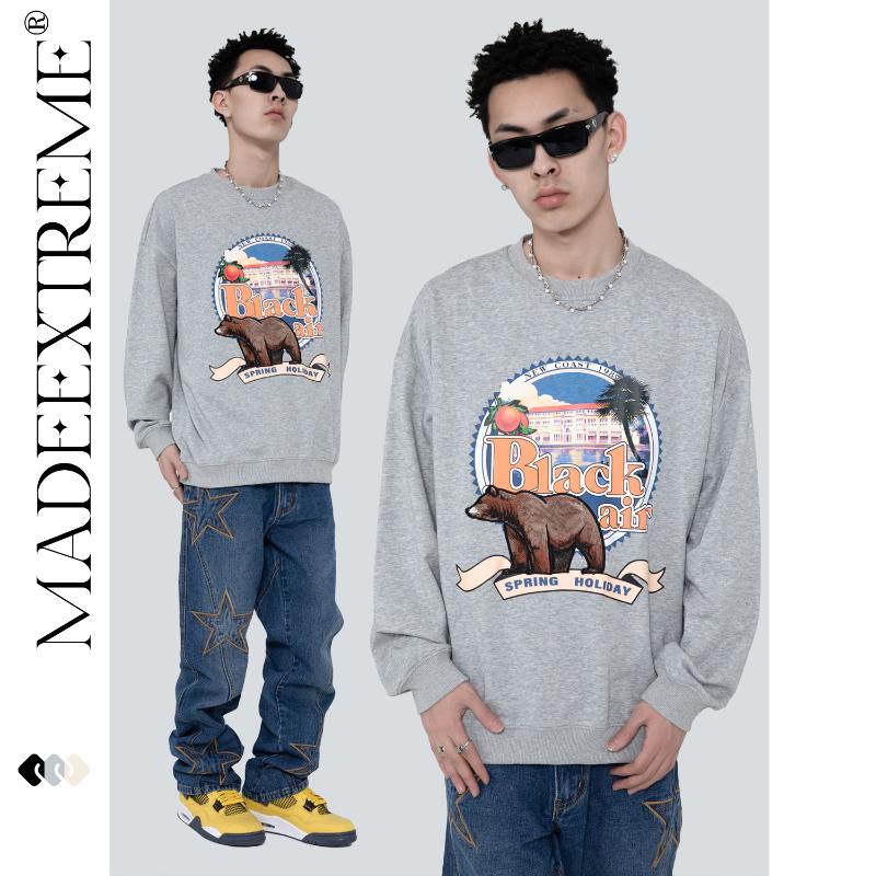 Men's Hoodies & Sweatshirts MADEEXTREME 2022 Spring Vintage Bear Embroidery Sweatshirt High Street Fashion Hoodie Men Oversized Punk Clothes, Black
Men's Hoodies & Sweatshirts MADEEXTREME 2022 Spring Vintage Bear Embroidery Sweatshirt High Street Fashion Hoodie Men Oversized Punk Clothes, Black