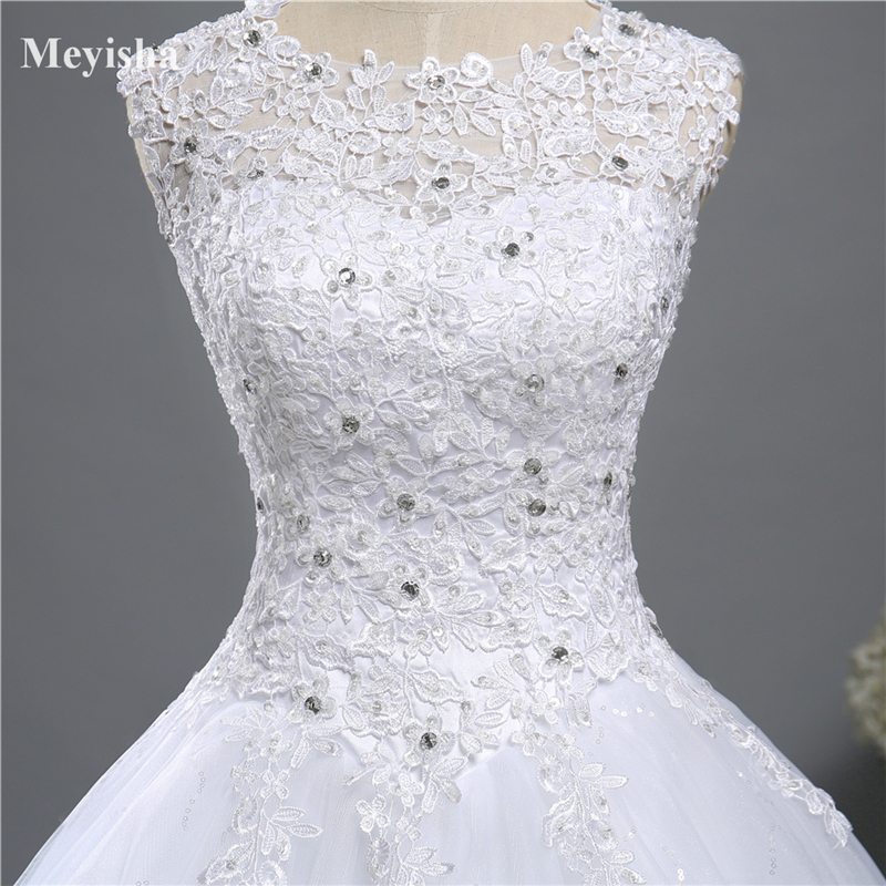 ZJ9139 High Quality Fashion style Lace Wedding Dresses for brides Full Sleeves White Ivory plus size maxi formal