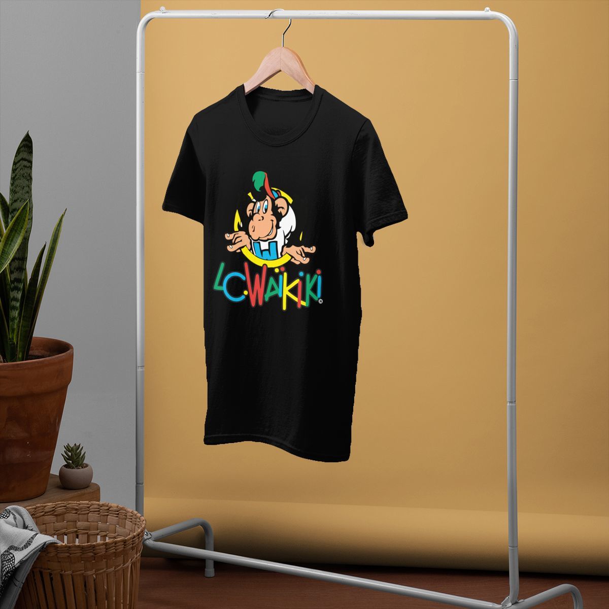 Monkey T Shirt LC Waikiki Monkey Merchandise T-Shirt Graphic Cotton Tee Shirt Mens Short Sleeves Beach Tshirt 210329 - view 5
