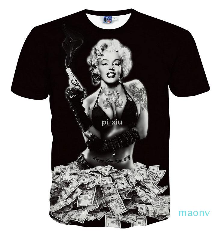 Newest Styles Vogue T Shirts Sexy Marilyn Monroe T -Shirt For Men /Women Clothing 3d Print Cool Skull T -Shirt Graphic Tee Shirt j, White
Newest Styles Vogue T Shirts Sexy Marilyn Monroe T -Shirt For Men /Women Clothing 3d Print Cool Skull T -Shirt Graphic Tee Shirt j, White
