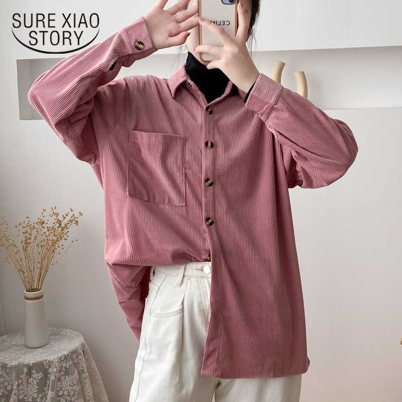 Autumn Corduroy Cotton Casual Ladies Tops Cardigan Vintage Blouse Women Jacket Button Up Shirt Women with Chic Pocket 11880 210527, Apricot
Autumn Corduroy Cotton Casual Ladies Tops Cardigan Vintage Blouse Women Jacket Button Up Shirt Women with Chic Pocket 11880 210527, Apricot