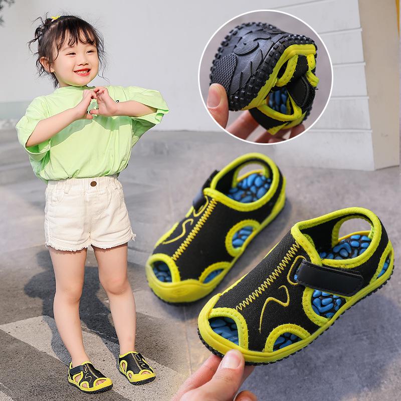 Sandals 2021 Summer Children Baotou Sports Baby Boys And Girls Shoes For Children, Big Children's Beach, Green
Sandals 2021 Summer Children Baotou Sports Baby Boys And Girls Shoes For Children, Big Children's Beach, Green