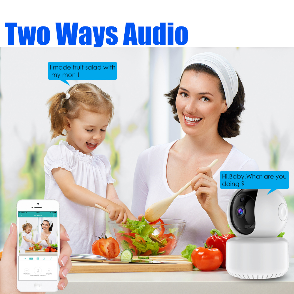 iCSEE Auto Human Tracking 1080P IP Camera Security Camera WiFi Wireless CCTV Cam Surveillance IR P2P Baby Monitor Pet Cam