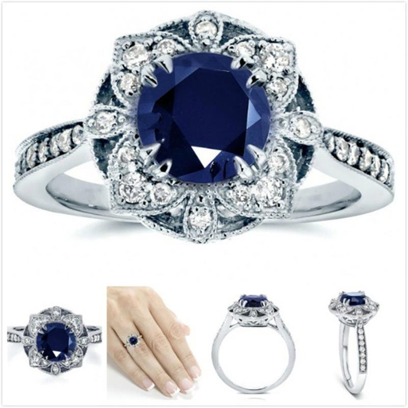 Wedding Rings Huitan Anniversary Ring With Oval Cutting Blue Cubic Zirconia Luxury Jewelry Valentines Gift Fashion Bague Femme, Slivery;golden
Wedding Rings Huitan Anniversary Ring With Oval Cutting Blue Cubic Zirconia Luxury Jewelry Valentines Gift Fashion Bague Femme, Slivery;golden