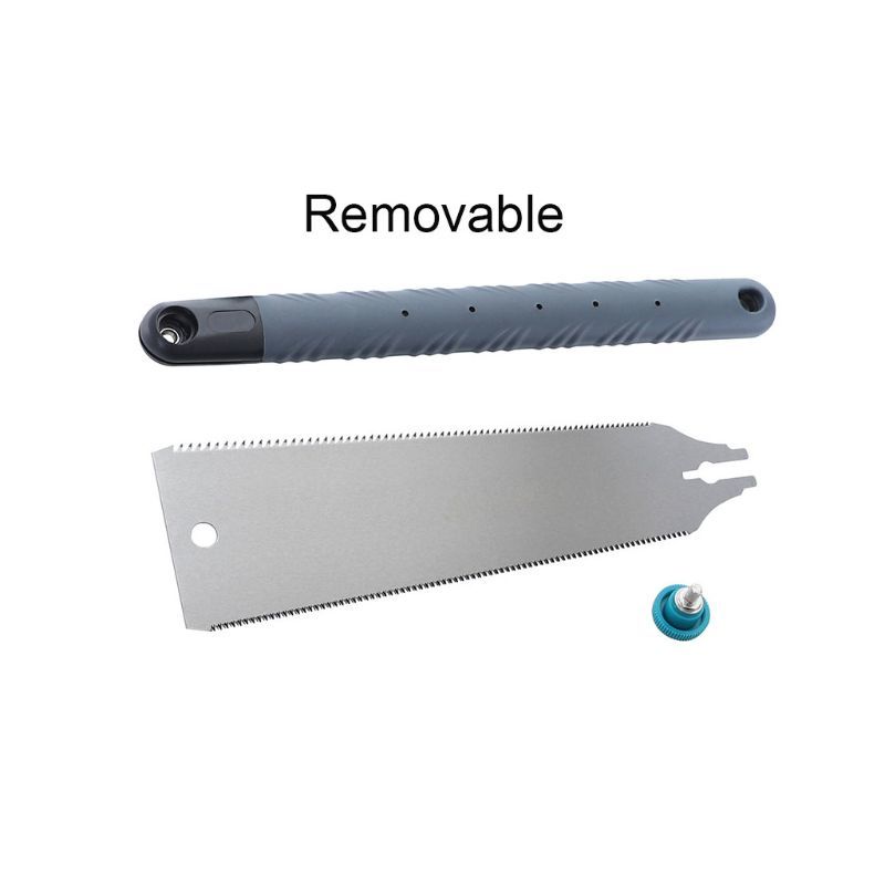 Double edges SK5 Steel Handsaw Tenon 3-Edge Teeth with Tpr Handle For Wood Bamboo Plastic Cutting Woodworking Tool