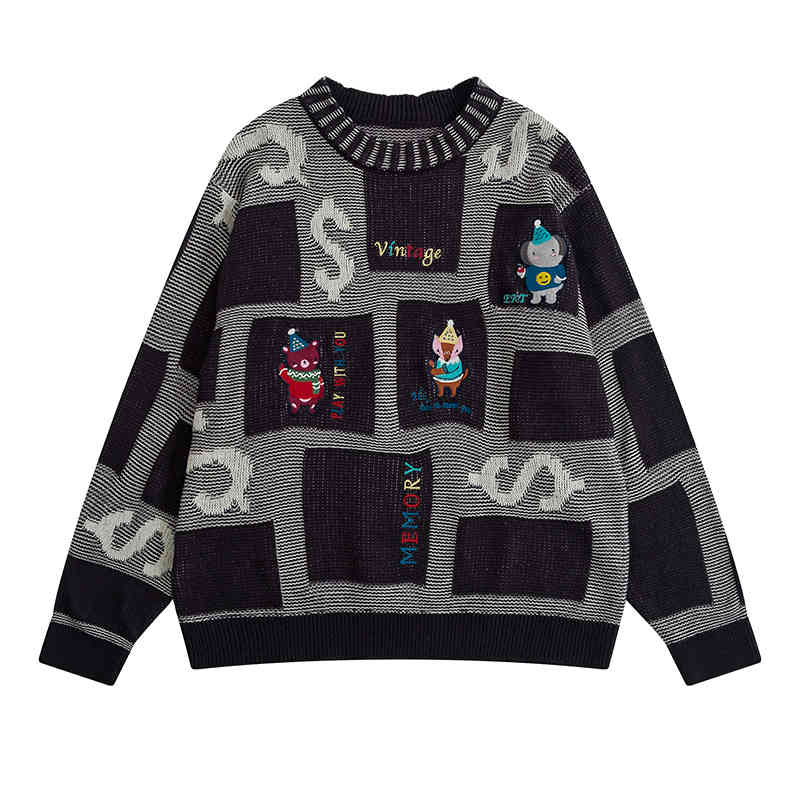Women's Sweaters Portrait of cartoons embroidered irregular dark grey... pulvering autumn... the , thick female sweater... top winter... 4T4H, 1# shoe box
Women's Sweaters Portrait of cartoons embroidered irregular dark grey... pulvering autumn... the , thick female sweater... top winter... 4T4H, 1# shoe box