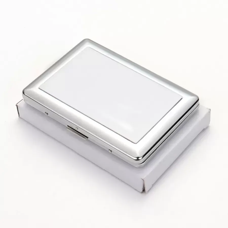 Sublimation Blank Cigarette Case Metal Double-sided DIY Printing Cigaret Box Heat Transfer Coating Outdoor Portable Cigarette Storage Boxes DD
Sublimation Blank Cigarette Case Metal Double-sided DIY Printing Cigaret Box Heat Transfer Coating Outdoor Portable Cigarette Storage Boxes DD