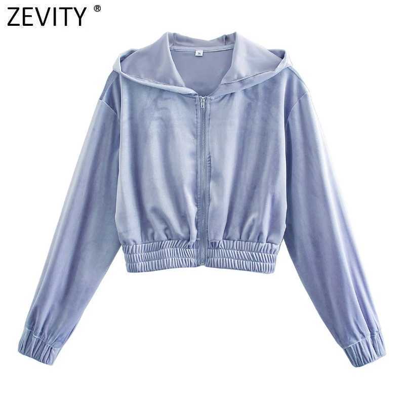 Zevity Women Fashion Graduated Color Short Sweatshirts Female Basic Hem Elastic Zipper Slim Hoodies Chic Hooded Tops H525 210603, As pic h525xqj
Zevity Women Fashion Graduated Color Short Sweatshirts Female Basic Hem Elastic Zipper Slim Hoodies Chic Hooded Tops H525 210603, As pic h525xqj