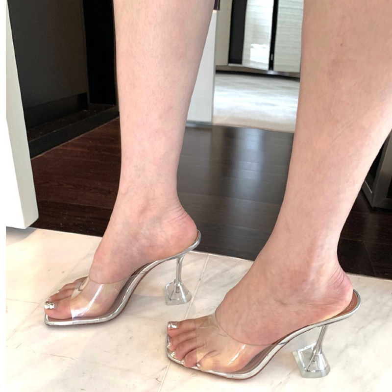 2021 New Designer PVC Transparent Slippers Women Perspex High Heels Summer Party Ladies Clear Band Crystal Shoes Plus Size sgwoiewht, Blue
2021 New Designer PVC Transparent Slippers Women Perspex High Heels Summer Party Ladies Clear Band Crystal Shoes Plus Size sgwoiewht, Blue