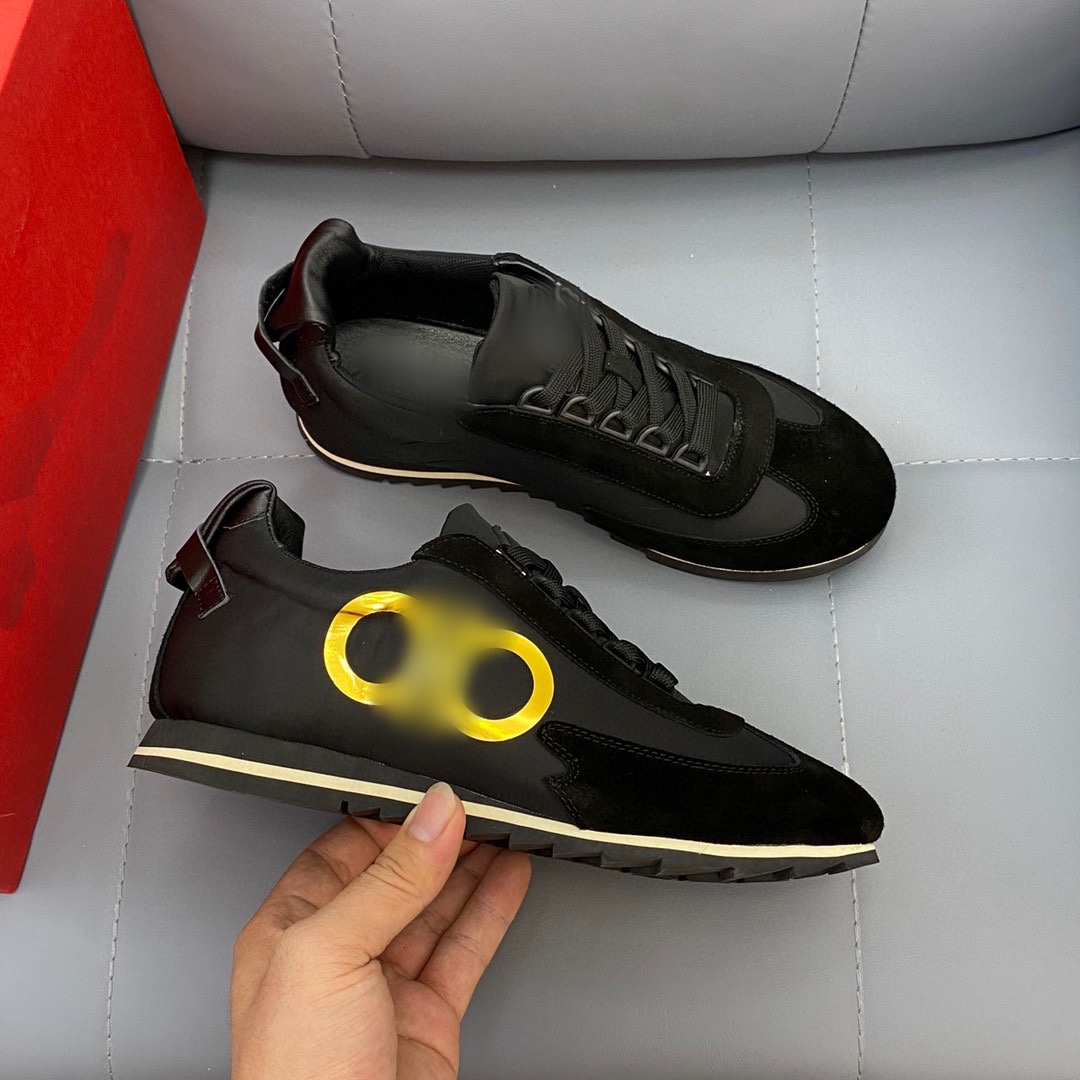 Fashion men designer sports shoes high quality soft Luxury printed Mens sneakers trainers sport shoe with box, Black
Fashion men designer sports shoes high quality soft Luxury printed Mens sneakers trainers sport shoe with box, Black