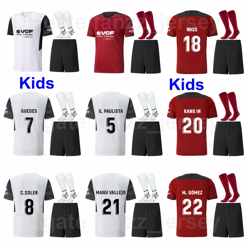 Kids Valencia Soccer Jersey 21 22 Socks Set Youth SOLER GOMEZ GUEDES VALLEJO WASS GABRIEL GAYA PAULISTA MUSAH CORREIA MAMARDASHVILI DIAKHABY Football Shirt Kits, Kids red
Kids Valencia Soccer Jersey 21 22 Socks Set Youth SOLER GOMEZ GUEDES VALLEJO WASS GABRIEL GAYA PAULISTA MUSAH CORREIA MAMARDASHVILI DIAKHABY Football Shirt Kits, Kids red