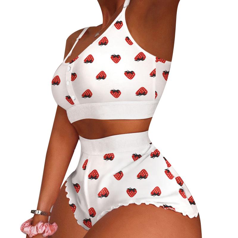 Women' Tracksuits Ladies Summer Split Swimwear Set Adults Women Creative Strawberry Lip Letter Printing Tank Top Type Bikini Swimsuit, Black
Women' Tracksuits Ladies Summer Split Swimwear Set Adults Women Creative Strawberry Lip Letter Printing Tank Top Type Bikini Swimsuit, Black