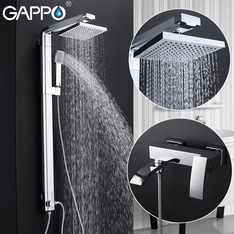GAPPO shower faucet shower taps bathroom faucet mixer brass bathtub mixer wall mounted rainfall set
GAPPO shower faucet shower taps bathroom faucet mixer brass bathtub mixer wall mounted rainfall set