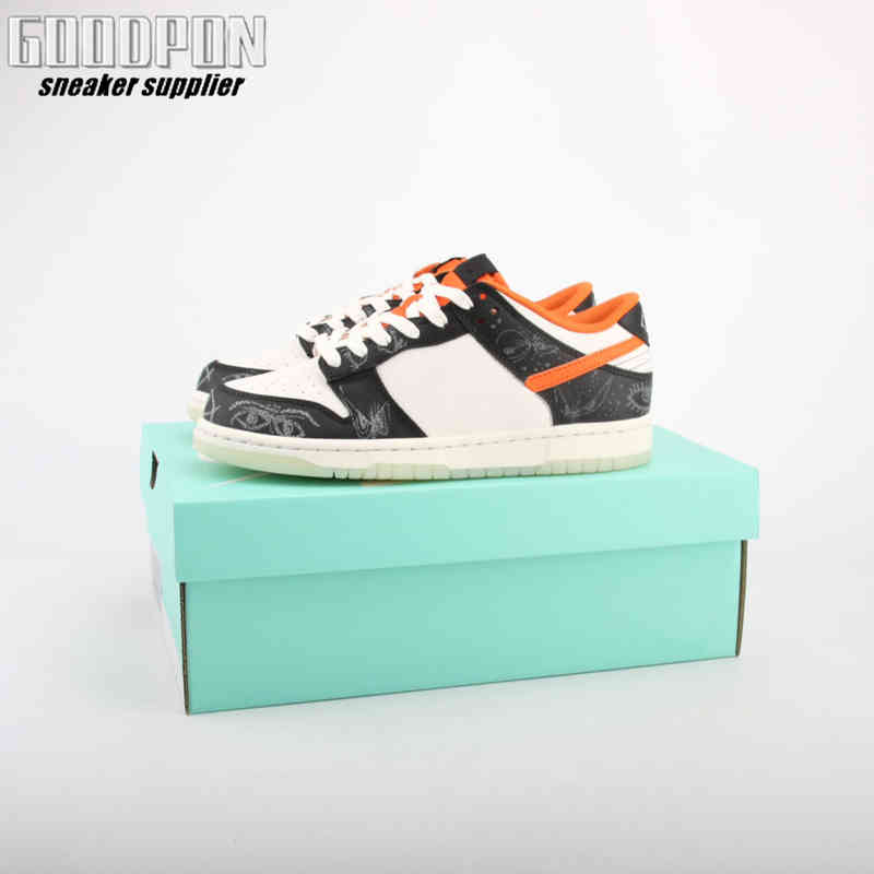 2021 SB Low men's running shoes Halloween black and white orange luminous retro low-top casual ladies sneakers 36-45
2021 SB Low men's running shoes Halloween black and white orange luminous retro low-top casual ladies sneakers 36-45