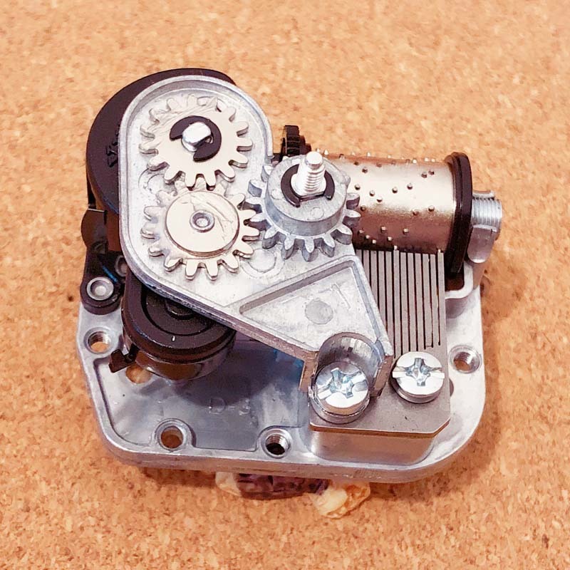 DIY music box mechanism with center rotating shaft outputM3 left thread Christmas gifts unusual gift 2103195220813