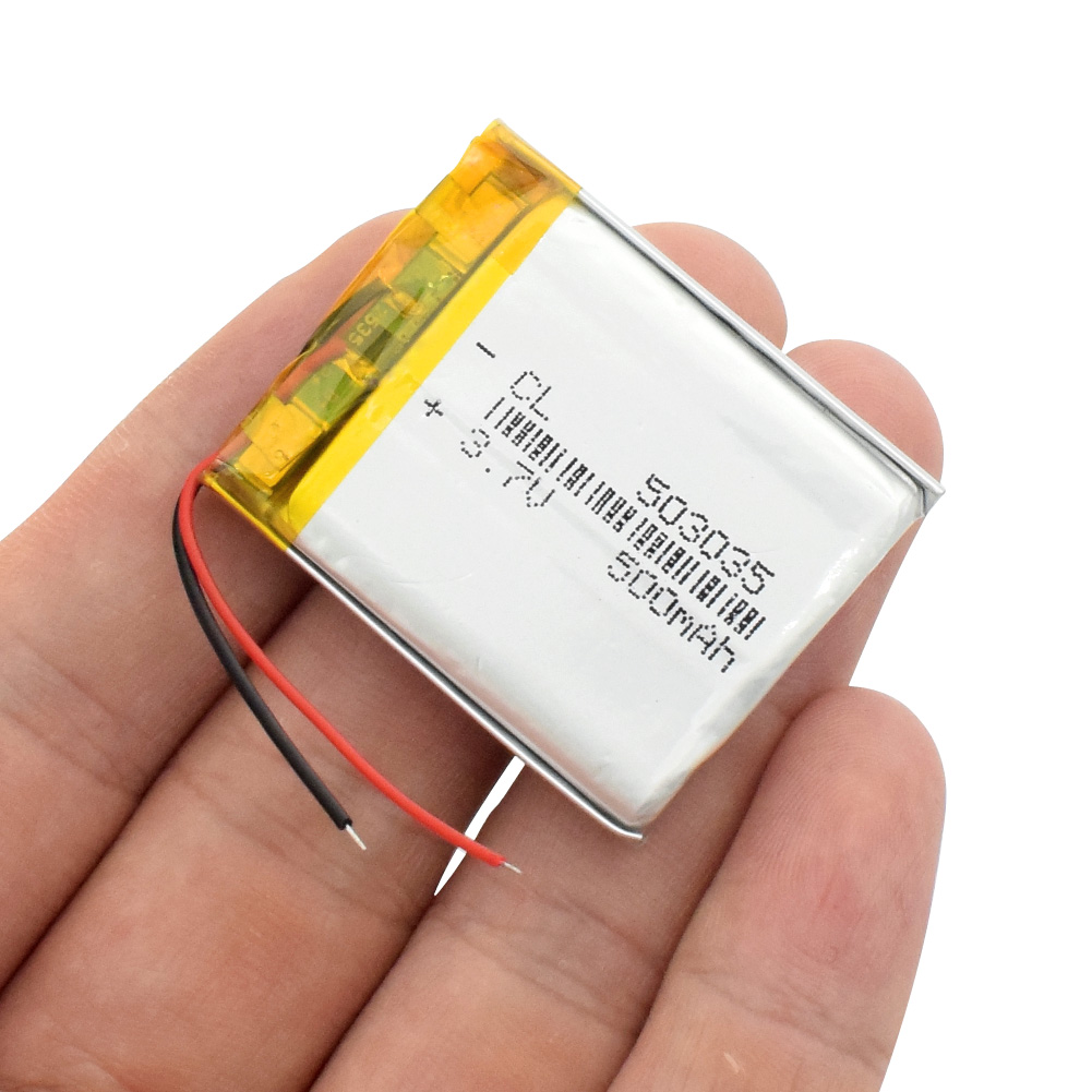 503035 3.7V 500mAh Lithium Polymer Battery 3.7V Volt Li po ion Lipo Rechargeable Batteries for MP3 DVD GPS Navigationtion
503035 3.7V 500mAh Lithium Polymer Battery 3.7V Volt Li po ion Lipo Rechargeable Batteries for MP3 DVD GPS Navigationtion