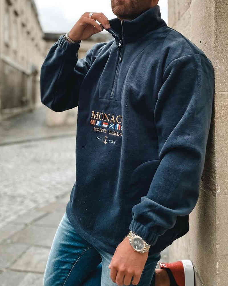 Men's Hoodies & Sweatshirts Letter National Flag Embroidery Long Sleeve Polar Fleece Polo Sweatshirt S-3XL C3HG, Extra not product
Men's Hoodies & Sweatshirts Letter National Flag Embroidery Long Sleeve Polar Fleece Polo Sweatshirt S-3XL C3HG, Extra not product