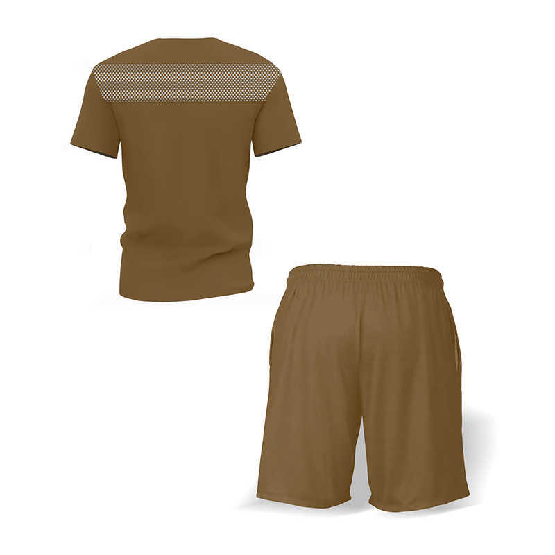Men Sports Jogging Tracksuit T-shirt+Shorts Fashion Fitness Clothing Men 2 Piece Set Mens Suits Short Sleeve Short Set Male 210603