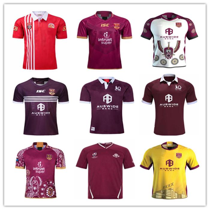 2020 2021 Queensland Maroons Malou Rugby shirt QLD Maroons Malou Rugby jersey 2021 QLD MAROONS STATE OF ORIGIN Rugby jersey size S - 3XL