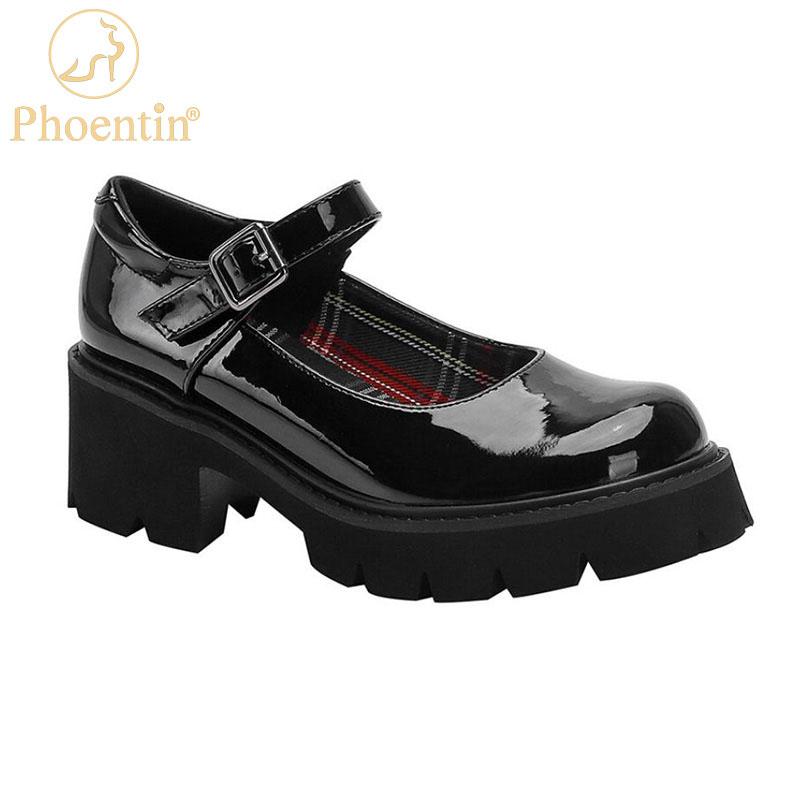 Phoentin 2021 Mary Janes Shoes Round Toe High Heels Thick Women Lolita Patent Leather Black Buckle Pumps FT1395 Dress
Phoentin 2021 Mary Janes Shoes Round Toe High Heels Thick Women Lolita Patent Leather Black Buckle Pumps FT1395 Dress