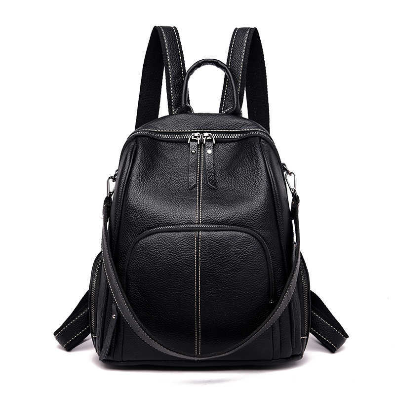 2020 High Quality Rucksacks For Girls Solid Travel Luxury Designer Bagpack Women Leather Backpacks Ladies Sac A Dos Female Pack X0529, Black
2020 High Quality Rucksacks For Girls Solid Travel Luxury Designer Bagpack Women Leather Backpacks Ladies Sac A Dos Female Pack X0529, Black
