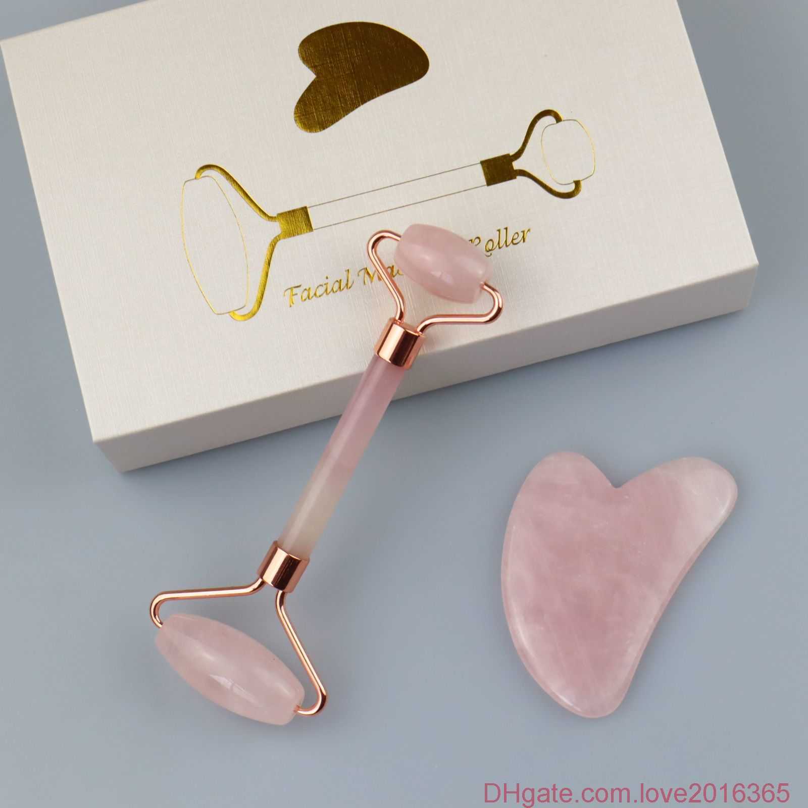 Natural Pink Crystal Gua Sha Jade Roller Massager Facial Beauty Tool Heart-shaped Scraping Board With Gift Box Set Can Remarks Bracket Color
Natural Pink Crystal Gua Sha Jade Roller Massager Facial Beauty Tool Heart-shaped Scraping Board With Gift Box Set Can Remarks Bracket Color