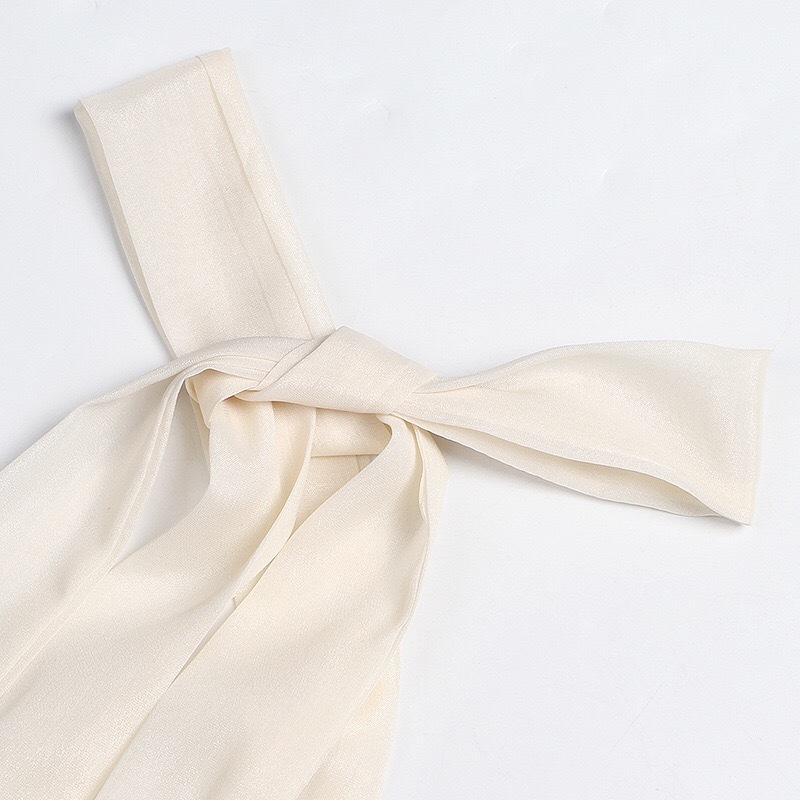 Summer Tie Bow Strap Patchwork White Camis Women Retro Girl Sexy Slim Crop Top Short Tees 210429