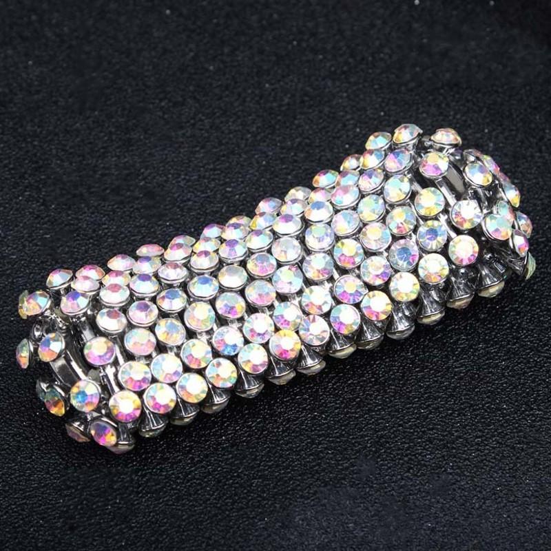 Bangle Trendy Alloy Wide Bracelet Party Jewelry Luxury Full Rhinestones Bracelets For Women Bride Stretch Chain Bangles Gifts
Bangle Trendy Alloy Wide Bracelet Party Jewelry Luxury Full Rhinestones Bracelets For Women Bride Stretch Chain Bangles Gifts