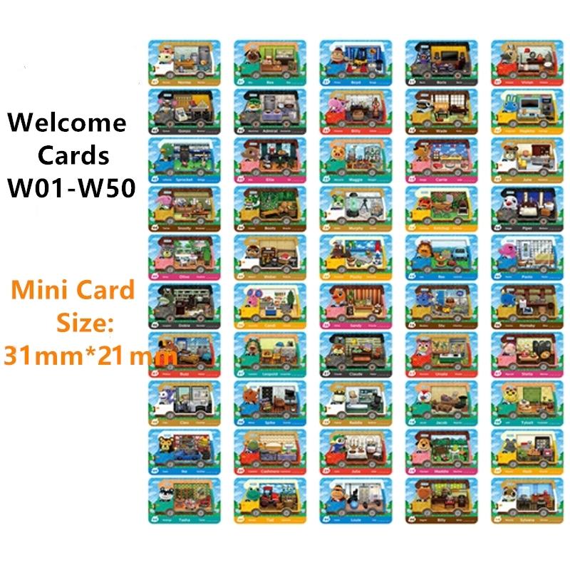 50pcs High Quality Animal Crossing Welcome RV Car Card NFC Game Cards NS Switch WiiU 3DS Ntag215 Tags Access Control
50pcs High Quality Animal Crossing Welcome RV Car Card NFC Game Cards NS Switch WiiU 3DS Ntag215 Tags Access Control