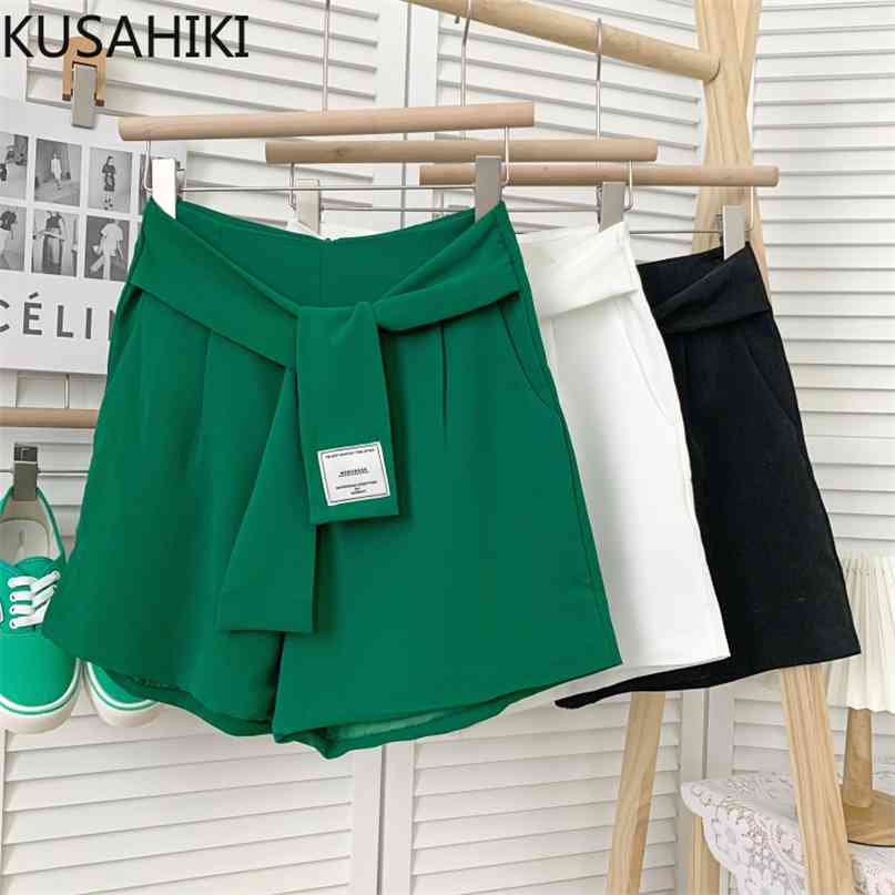 Bandage Lace Up High Waist Woman Shorts Korean Causal Summer Bottoms Wide Leg Short Feminimos 6J821 210603, Black
Bandage Lace Up High Waist Woman Shorts Korean Causal Summer Bottoms Wide Leg Short Feminimos 6J821 210603, Black