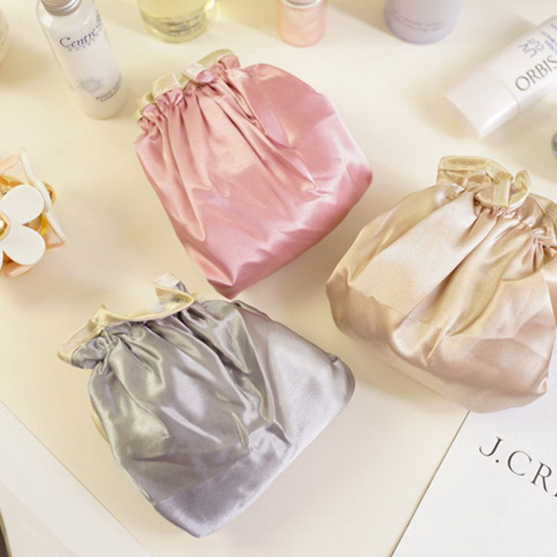 Bathing Double Layer Waterproof Durable PEVA Hair Cover Shower Satin Hats Shower Cap 1 PC Women Accessoies