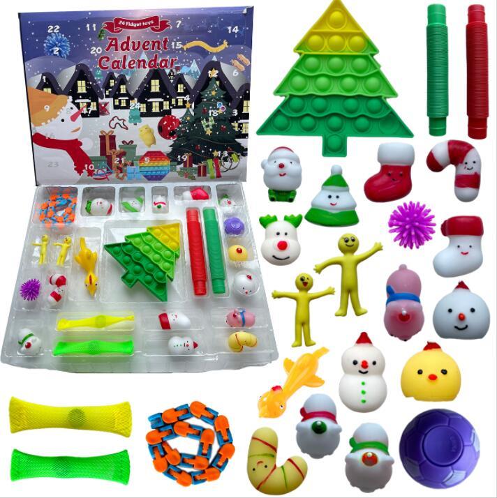 Stock 24pcs/Set Christmas Fidget Toys Advent Calender Blind Box Gifts Dimple Decompression Toy Soft SqueezeNovelty Party Cartoon Favor
Stock 24pcs/Set Christmas Fidget Toys Advent Calender Blind Box Gifts Dimple Decompression Toy Soft SqueezeNovelty Party Cartoon Favor