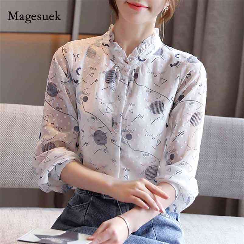 Women Blouses Autumn Korean Long Sleeve Shirt Print Shirts Tops Blusas Mujer De Moda Casual Chiffon 10742 210518, As picture
Women Blouses Autumn Korean Long Sleeve Shirt Print Shirts Tops Blusas Mujer De Moda Casual Chiffon 10742 210518, As picture