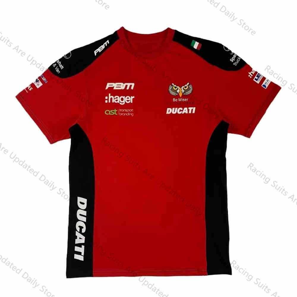 Ducati F1 Shirt Owl Factory Team Uniform Motorcycle Bsb British Crown Cycling Jersey T-shirt Moto Oversized 
Ducati F1 Shirt Owl Factory Team Uniform Motorcycle Bsb British Crown Cycling Jersey T-shirt Moto Oversized