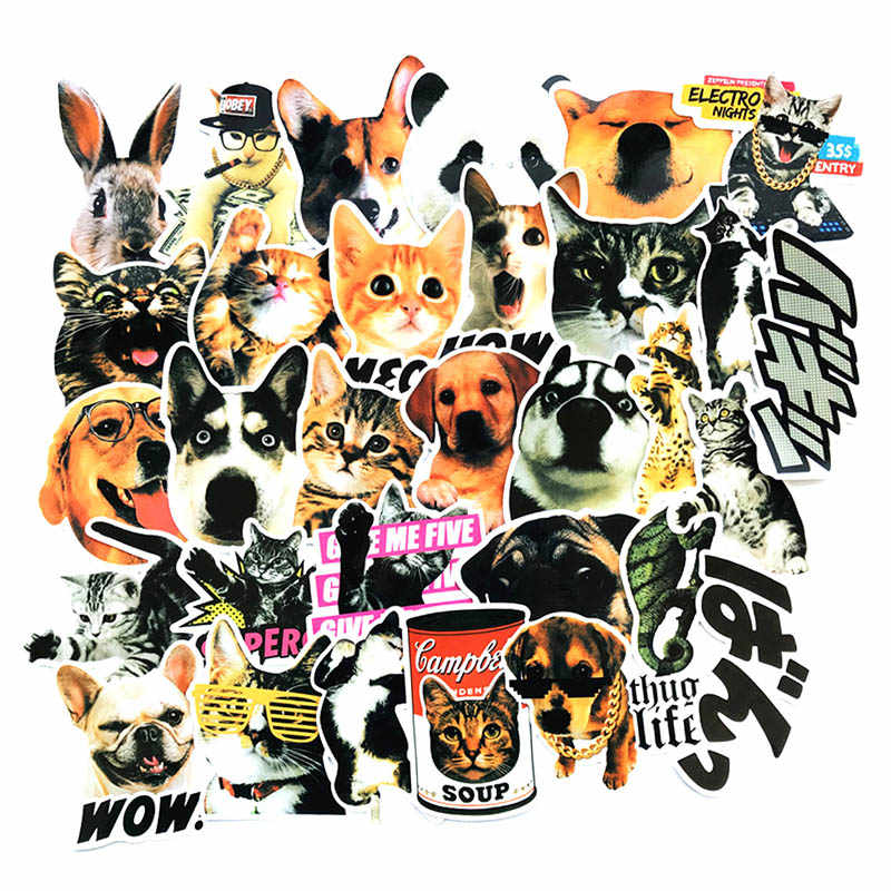 30Pcs-Pack Cute Animal Memes Dog Cat Vinyl Sticker Waterproof Stickers for Bottle Laptops Car Planner Scrapbooking Phone Macbook Wardrobe Wa
30Pcs-Pack Cute Animal Memes Dog Cat Vinyl Sticker Waterproof Stickers for Bottle Laptops Car Planner Scrapbooking Phone Macbook Wardrobe Wa