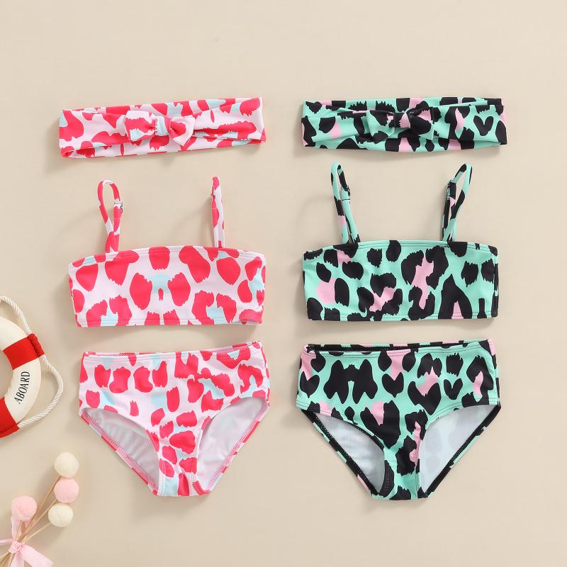 One-Pieces 3-6Years Kid Bikini Sleeveless Off Shoulder Tops Leopard Swimming Summer Beach Thong Swimwear + Headband, Black
One-Pieces 3-6Years Kid Bikini Sleeveless Off Shoulder Tops Leopard Swimming Summer Beach Thong Swimwear + Headband, Black