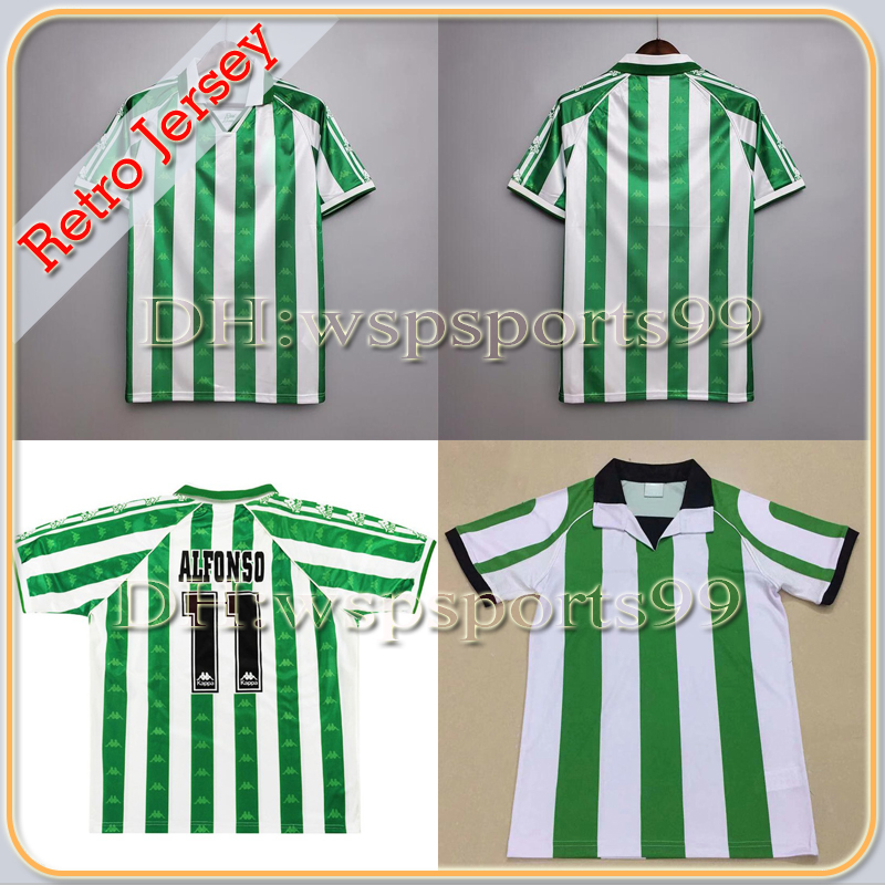 1997 1998 1995 Real Betis retro home JARNI soccer jerseys 95 97 98 Match Worn Menendez RIOS 21 FINIDI 11 green Football shirt, Black;yellow
1997 1998 1995 Real Betis retro home JARNI soccer jerseys 95 97 98 Match Worn Menendez RIOS 21 FINIDI 11 green Football shirt, Black;yellow