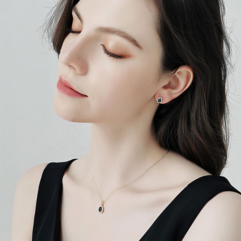 Earrings & Necklace Efily Cubic Zirconia Jewelry Set For Women Water Drop Crystal Stud Wedding Accessories Bride Bridesmaid Gift, Silver
Earrings & Necklace Efily Cubic Zirconia Jewelry Set For Women Water Drop Crystal Stud Wedding Accessories Bride Bridesmaid Gift, Silver