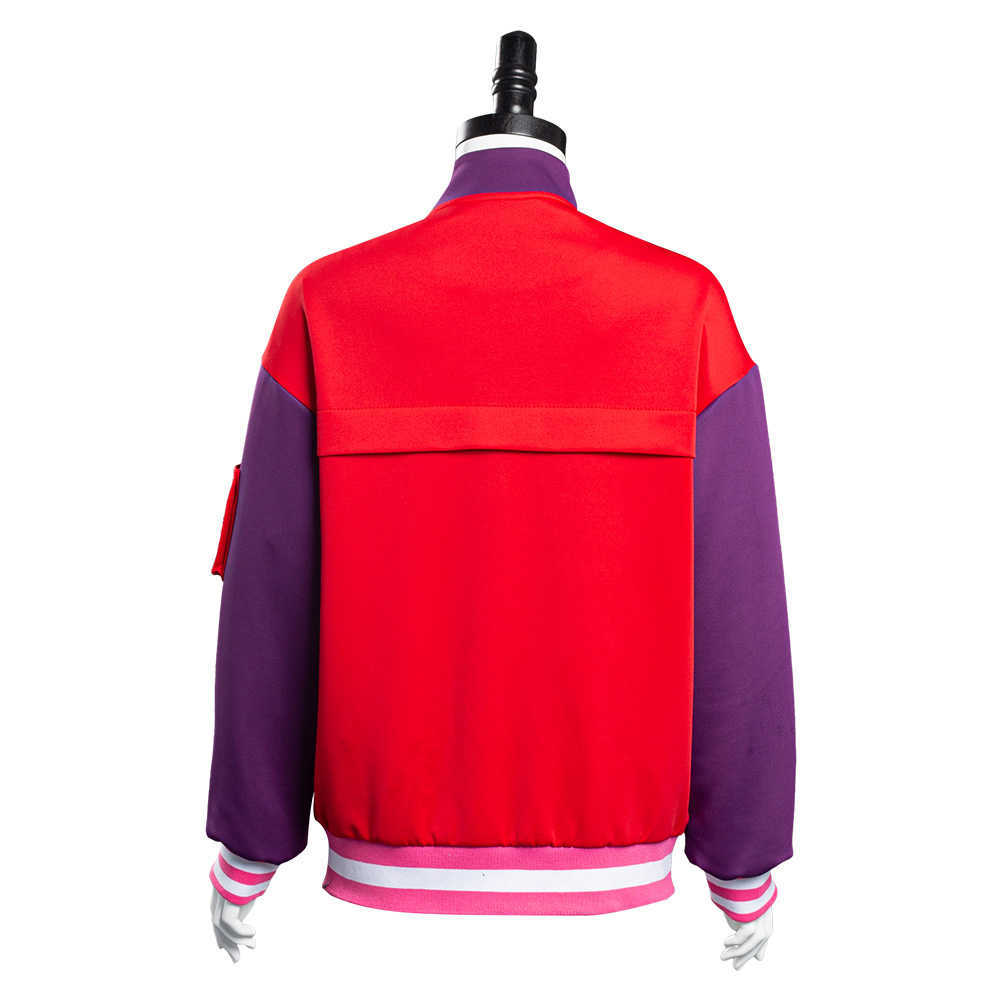 Anime WONDER EGG PRIORITY Kawai Rika Jacket Same Type Cosplay Costume Red Hoodie Coat Daily Outfits Y0913