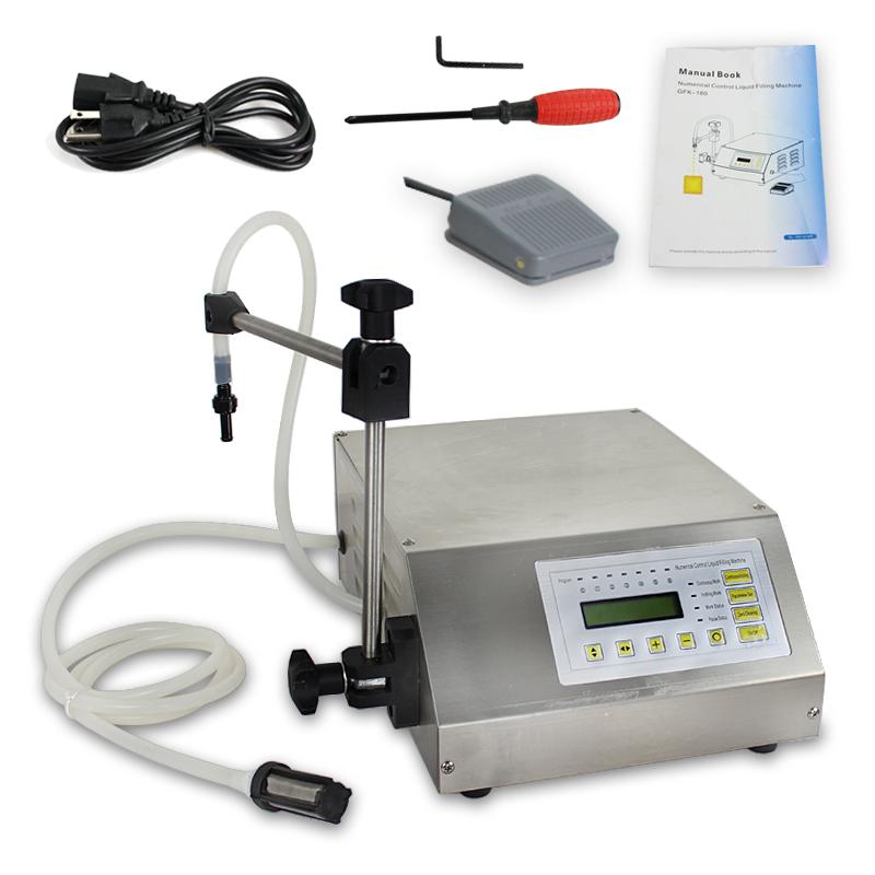 GFK-160 Compact Digital Control Pump Liquid Filling Machine , 2-3500ml very precisely English/chinese panel 110V/220V
GFK-160 Compact Digital Control Pump Liquid Filling Machine , 2-3500ml very precisely English/chinese panel 110V/220V