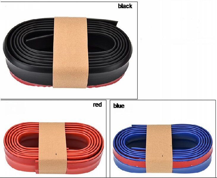 Universal Car Front Side Edage Rubber Bumper Protector Lip Trim Guard 2.5Meters Strips
Universal Car Front Side Edage Rubber Bumper Protector Lip Trim Guard 2.5Meters Strips