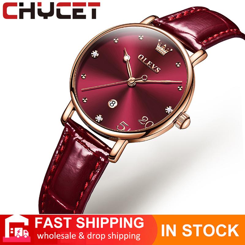 Wristwatches CHYCET Women Quartz Watches Luxury Leather Strap Women's Gift Ladies Watch Comfortable Casual Stylish Romantic, Slivery;brown
Wristwatches CHYCET Women Quartz Watches Luxury Leather Strap Women's Gift Ladies Watch Comfortable Casual Stylish Romantic, Slivery;brown