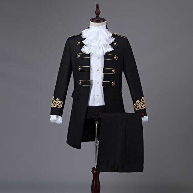 Men's Suits & Blazers Century Suit Jacket Patriot Historical Gentleman's Gothic Theater Outfit Prince Royal Show Host Men Dress Tuxed, Black
Men's Suits & Blazers Century Suit Jacket Patriot Historical Gentleman's Gothic Theater Outfit Prince Royal Show Host Men Dress Tuxed, Black