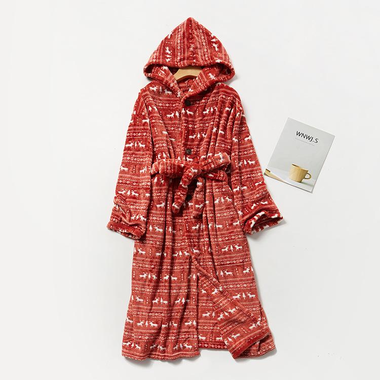 Men's Sleepwear Autumn And Winter Flannel Nightgown Medium Length Large Thickened Couple Pajamas Cross Border Bathrobe Spring, Black;brown
Men's Sleepwear Autumn And Winter Flannel Nightgown Medium Length Large Thickened Couple Pajamas Cross Border Bathrobe Spring, Black;brown
