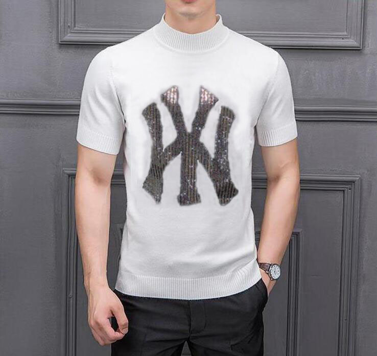 Man round neck short sleeve sweater Rhinestone youth fashion Korean slim, Army green
Man round neck short sleeve sweater Rhinestone youth fashion Korean slim, Army green